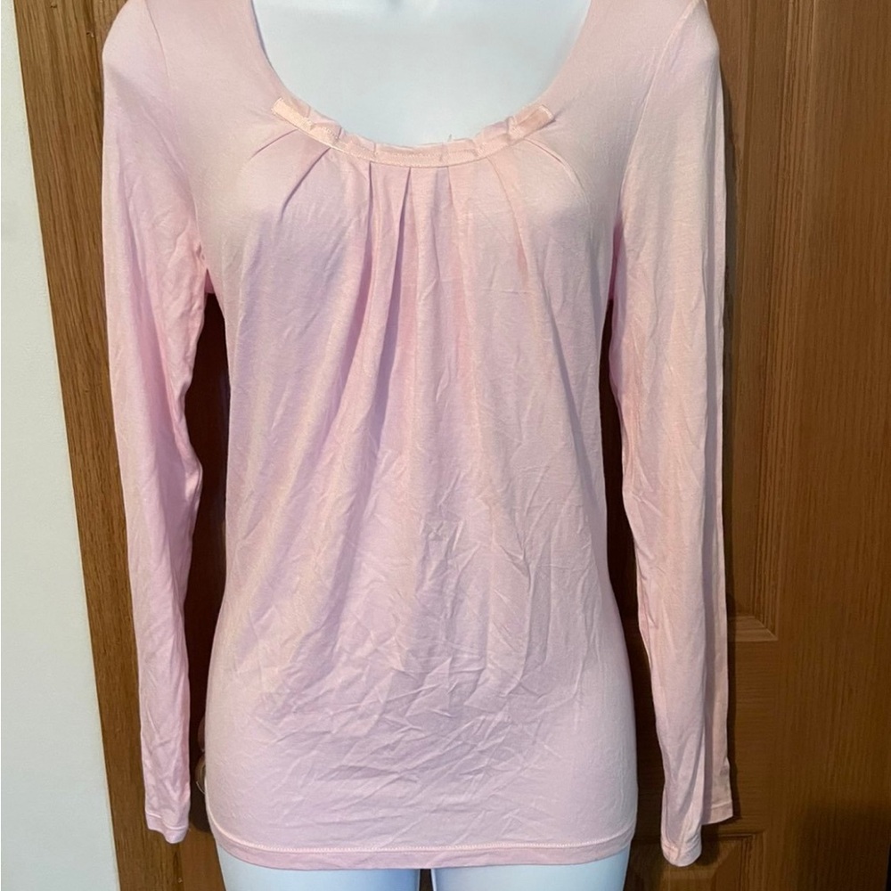 Alfani Soft Pink Long Sleeve Pajama top